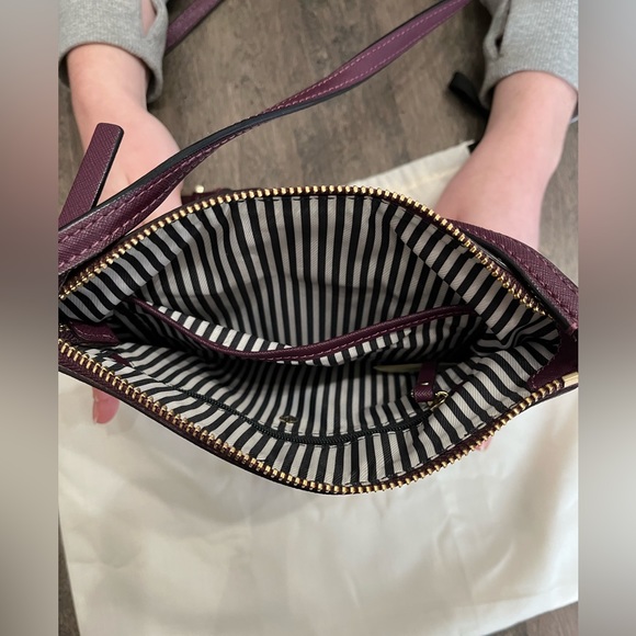 Kate Spade Crossbody Purple Purse - Picture 2 of 3